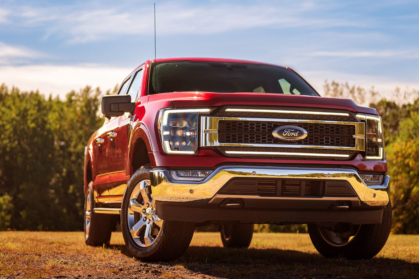 XBG LED Grille: Ford F-150 (21-23 / Chrome / White DRL)