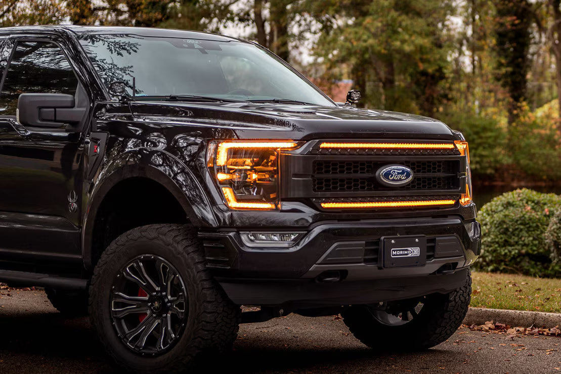 21-23 Ford F-150 XB LED Headlights ( AMBER DRL )