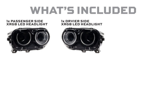 15-23 Dodge Challenger XRGB LED Headlights