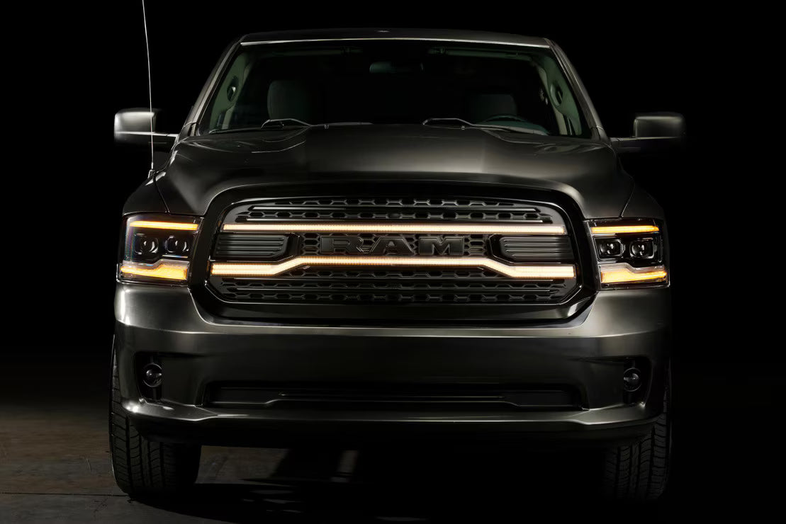 19-24 Dodge Ram 1500 Classic XBG LED DRL Grille (Black)