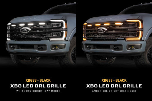 XBG LED Grille: 23-27 Super Duty (Black / Each)