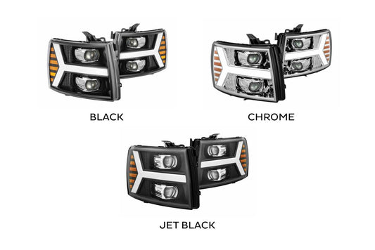 07-13 Chevrolet Silverado Luxx Headlights