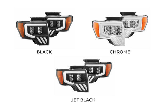 09-14 Ford F-150 Nova Headlights