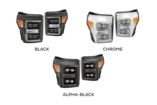 11-16 Ford Super Duty Nova Headlights