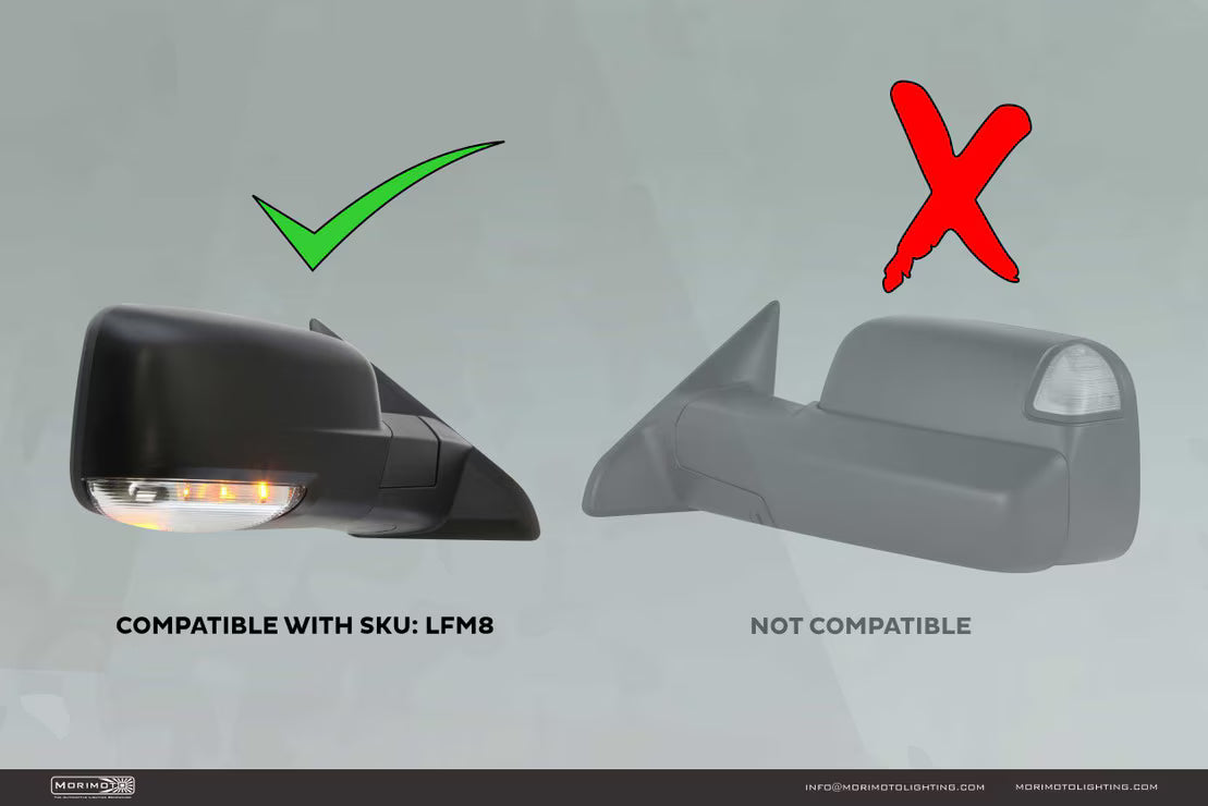 09-18 Dodge Ram XB LED Mirror Lights (Underside)