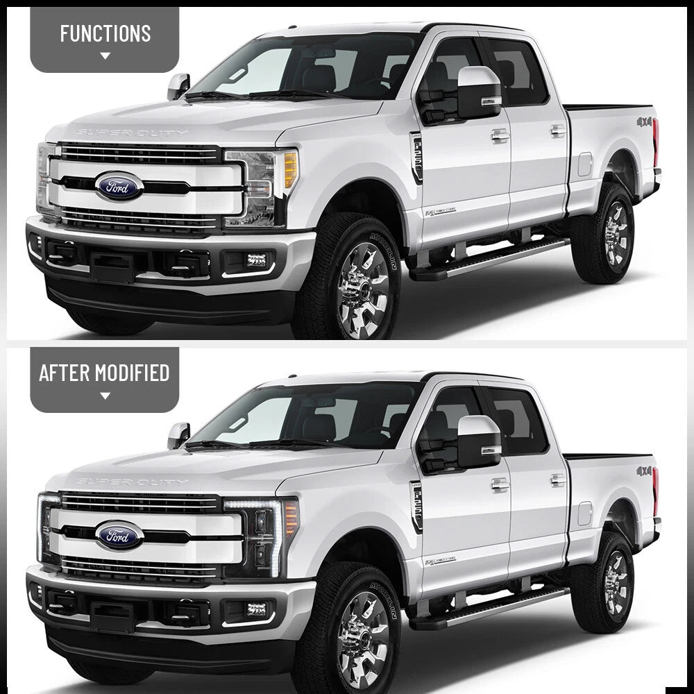 17-19 Ford F250 F350 F450 F550 Super Duty LED Sequential
