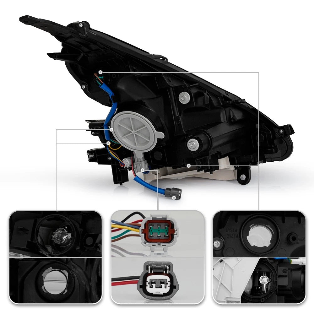 09-20 Nissan 370Z HID/Xenon Black Housing