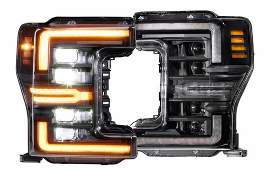 17-19 Ford Super Duty XB LED Headlights ( AMBER DRL )