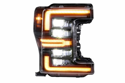 17-19 Ford Super Duty XB LED Headlights ( AMBER DRL )