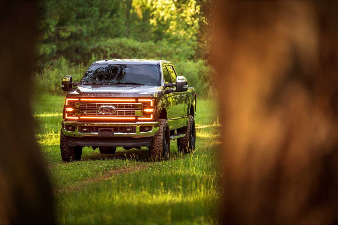 17-19 Ford Super Duty XB LED Headlights ( AMBER DRL )