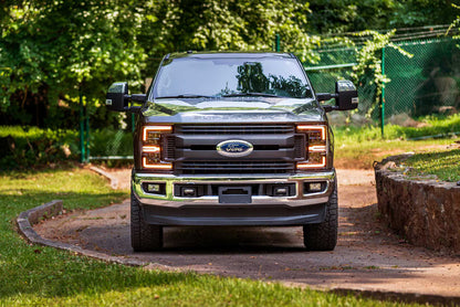 17-19 Ford Super Duty XB LED Headlights ( AMBER DRL )
