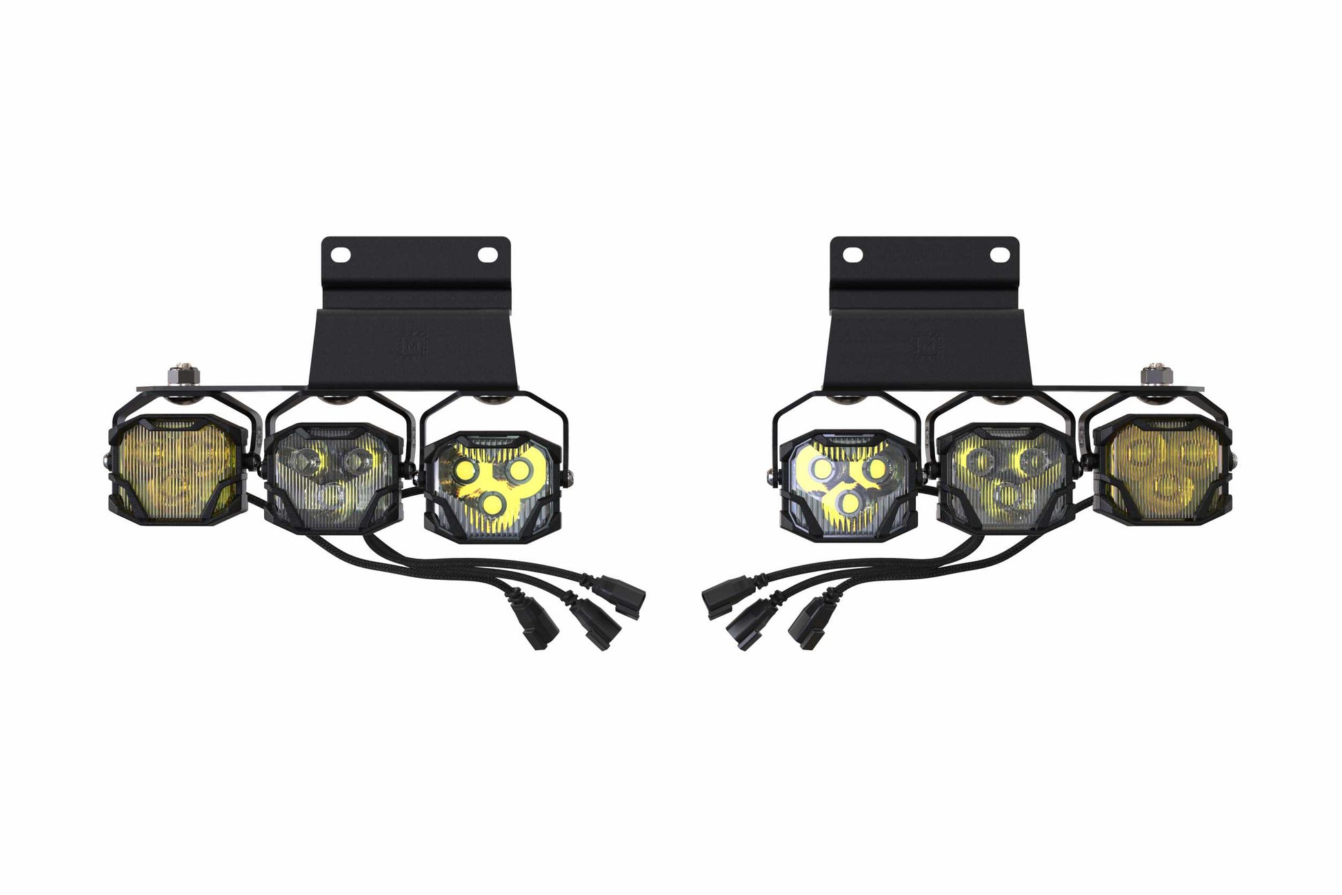Morimoto 4Banger Fog Brackets: Type Raptor Triple (10-14 / Set)