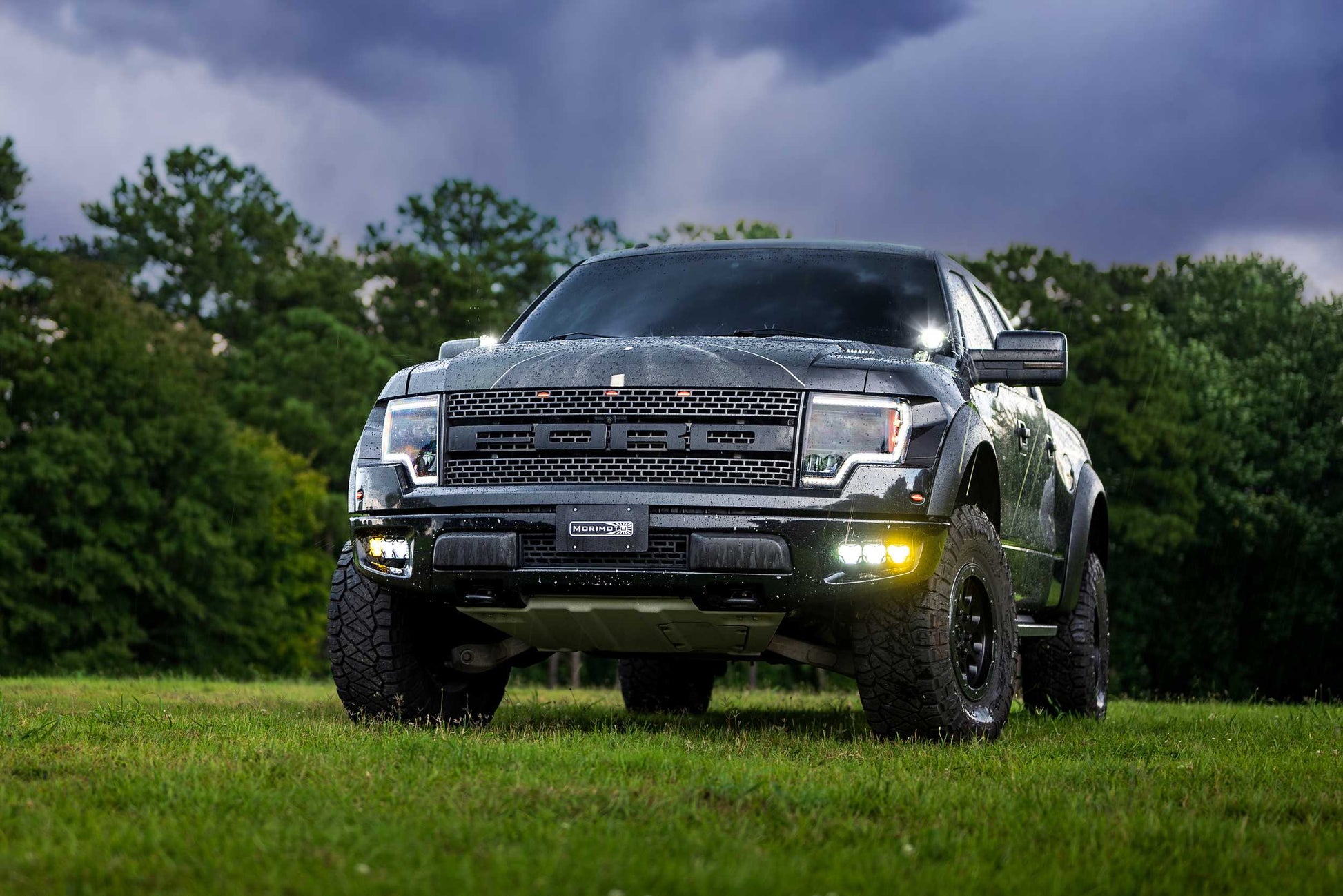 Morimoto 4Banger Fog Brackets: Type Raptor Triple (10-14 / Set)