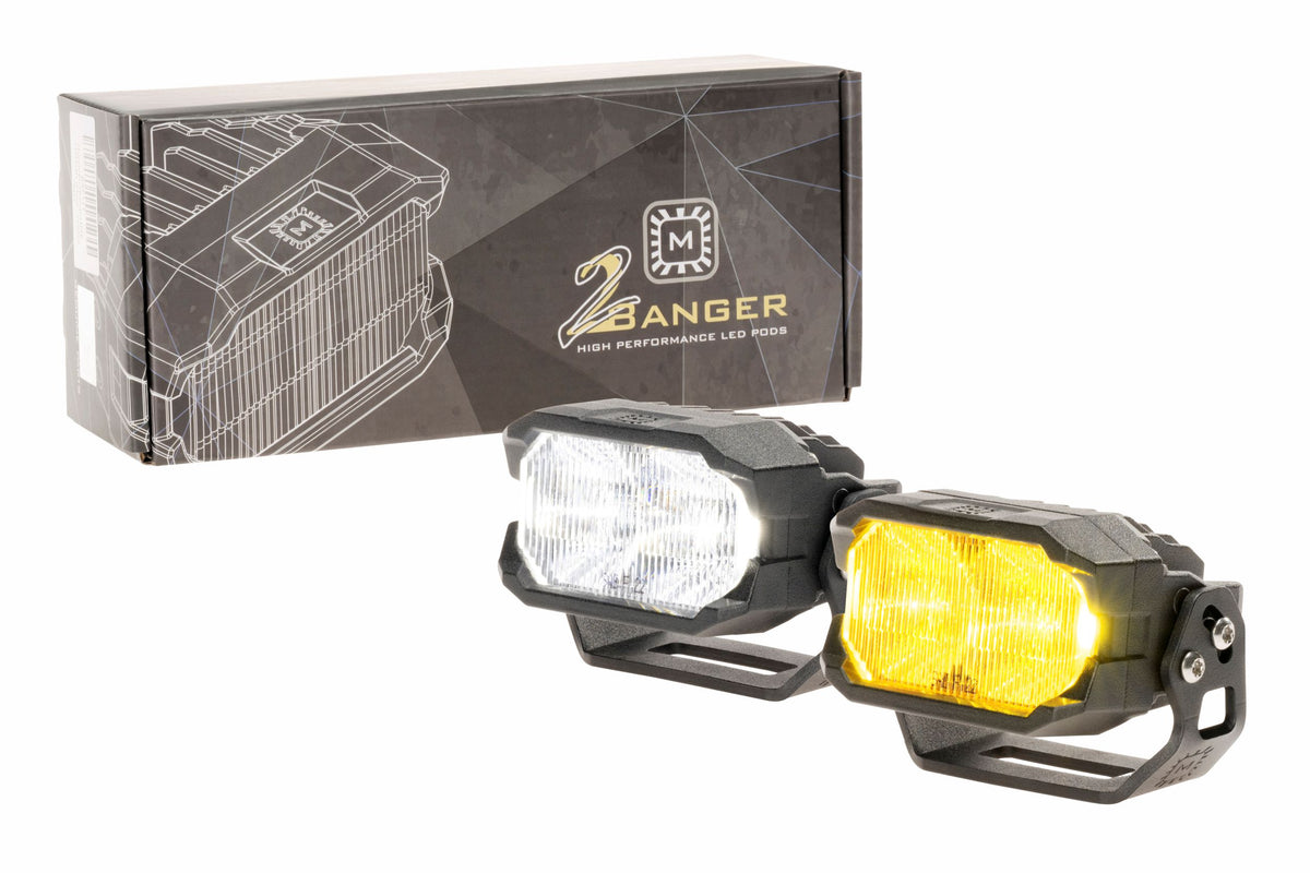 2Banger LED Pods: HXB Flood Beam