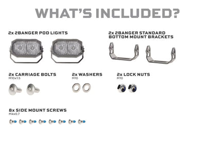 2Banger LED Pods: NCS Combo Beam