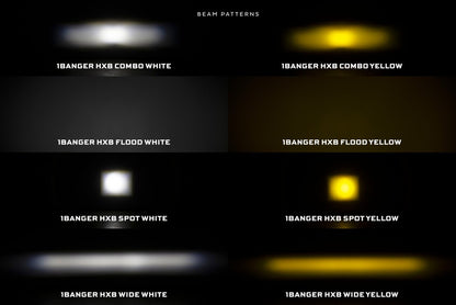 1Banger LED Pods: HXB Flood Beam