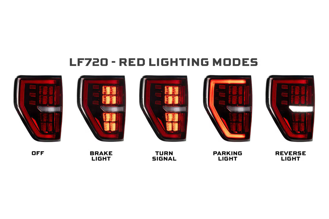 09-14 Ford F-150 XB LED Tail Lights (Red)