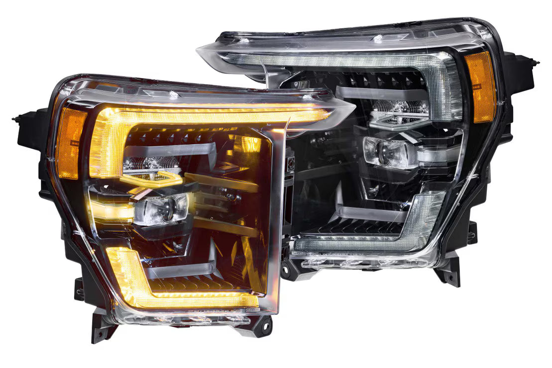 21-23 Ford F-150 XB LED Headlights ( AMBER DRL )