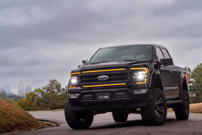 21-23 Ford F-150 XB LED Headlights ( AMBER DRL )