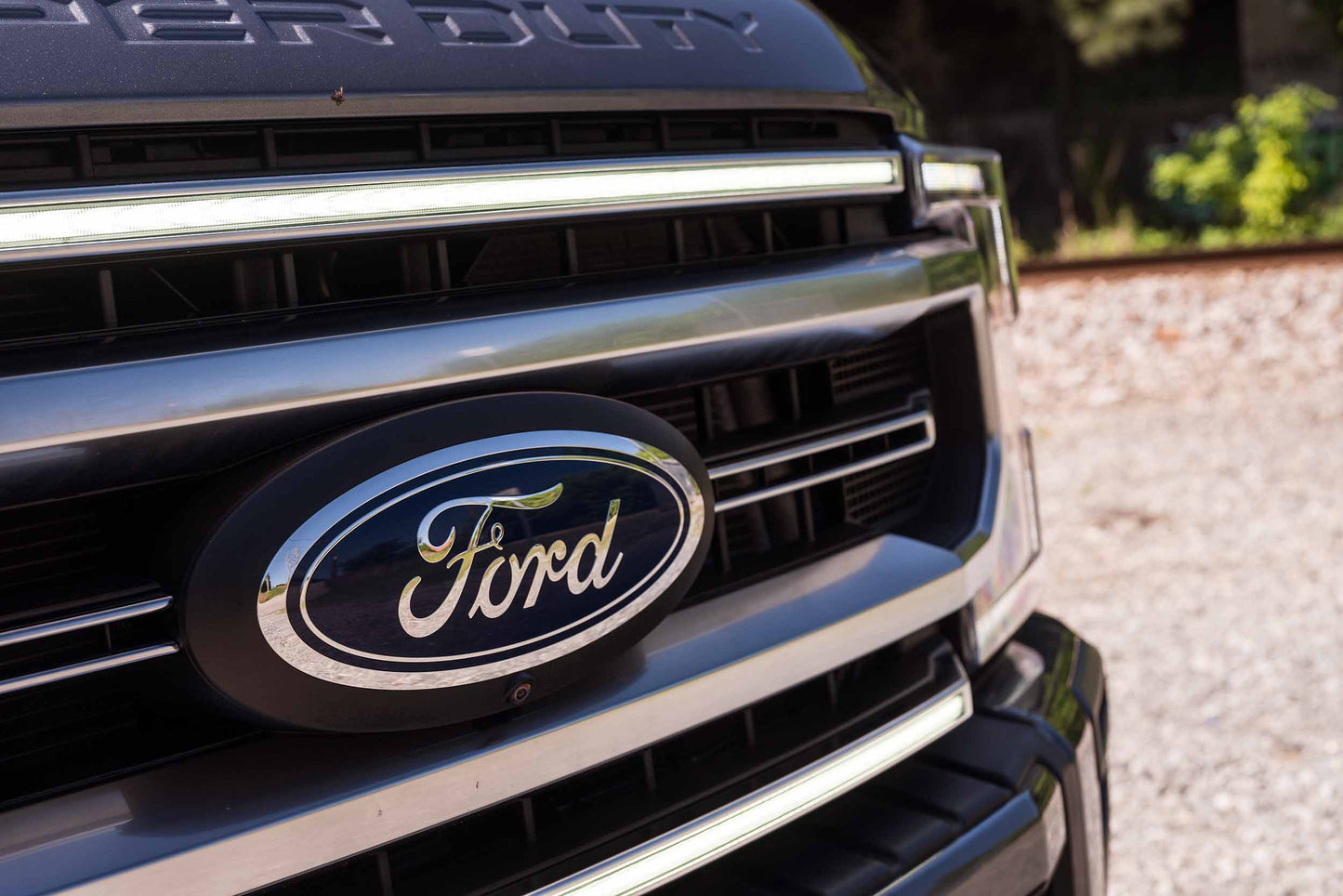 XBG LED DRL Grille Inserts: Ford Super Duty Platinum (20-22 / Set)