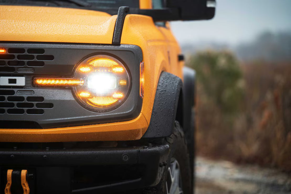 21-26 Ford Bronco XB LED Headlights ( AMBER DRL )