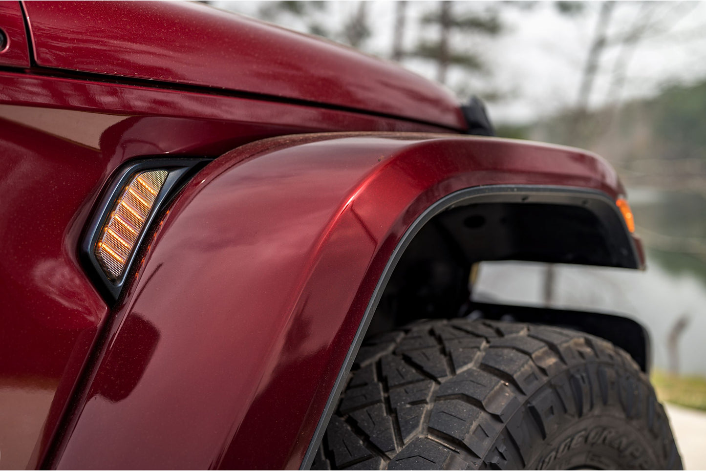 XB LED Side Markers: Jeep JL / JT (18+ / Side Vent / Set)