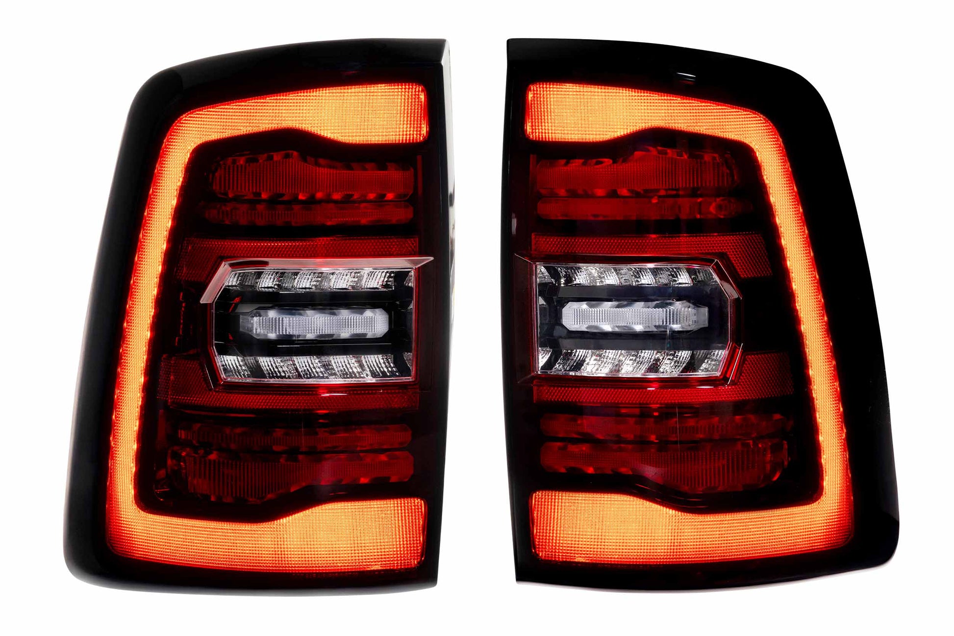 XB LED Tail Lights: Ram HD (19-24 / Red Lens / Set)