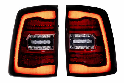 XB LED Tail Lights: Ram HD (19-24 / Red Lens / Set)