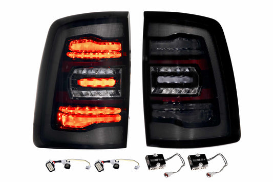 XB LED Tail Lights: Ram HD (19-24 / Smoked Lens / Set)