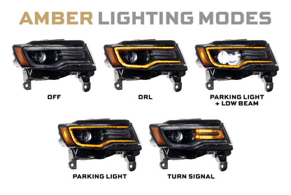14-22 Jeep Grand Cherokee XB LED Headlights (Gen II)