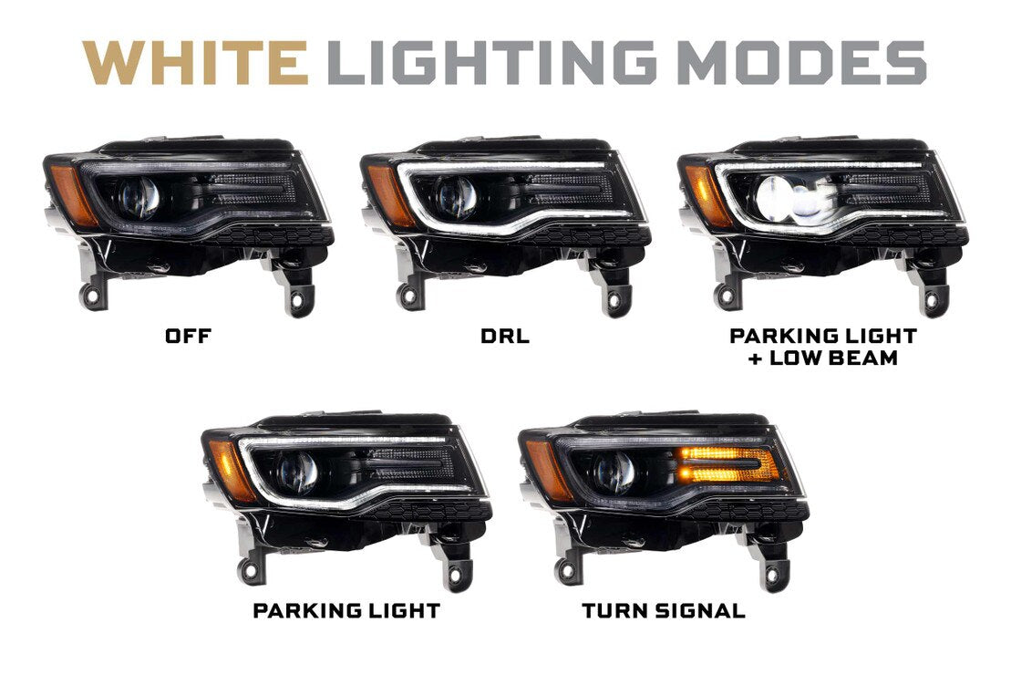 14-22 Jeep Grand Cherokee XB LED Headlights (Gen II)