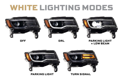 14-22 Jeep Grand Cherokee XB LED Headlights (Gen II)