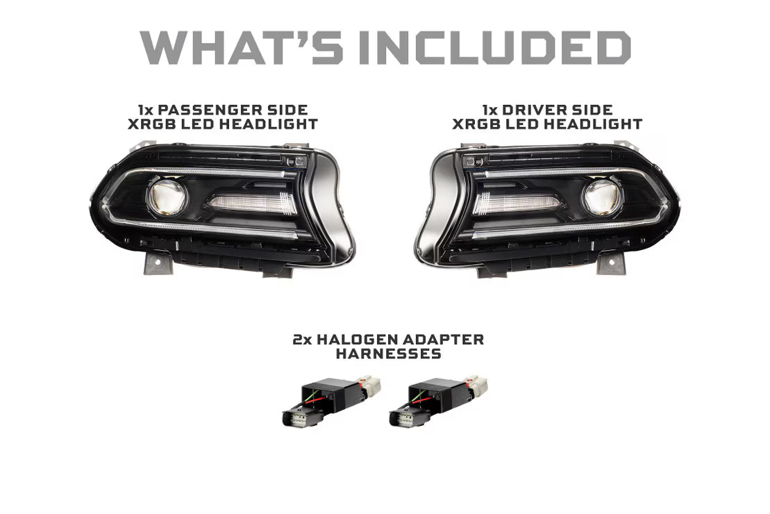 15-23 Dodge Charger XRGB LED Headlights