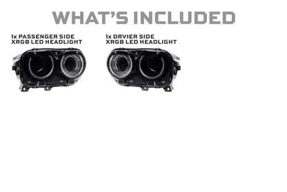 15-23 Dodge Challenger XRGB LED Headlights