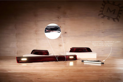 94-98 Porsche 911 993 XB LED Tail Lights (Smoked)