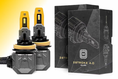 H11 2Stroke 4.0 LED Bulbs (Yellow)