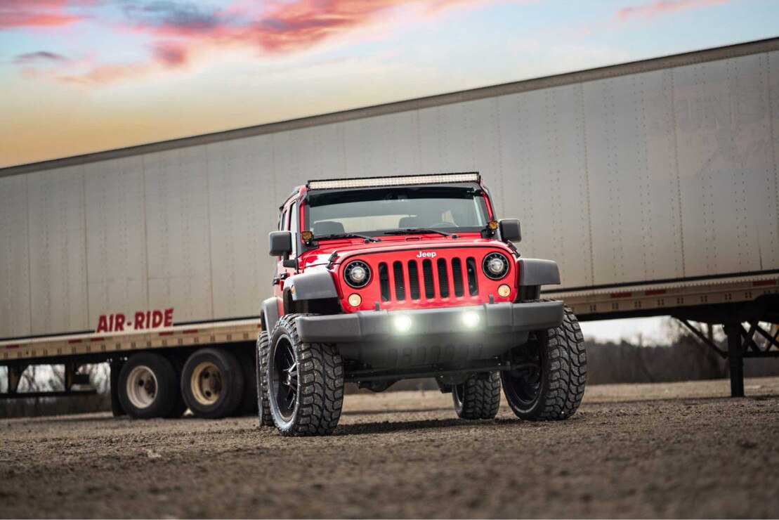 07-18 Jeep Wrangler JK Ditch Light Brackets
