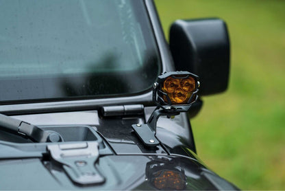 18-26 Jeep Wrangler JL Ditch Light Brackets