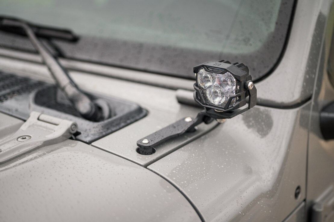 18-26 Jeep Wrangler JL Ditch Light Brackets
