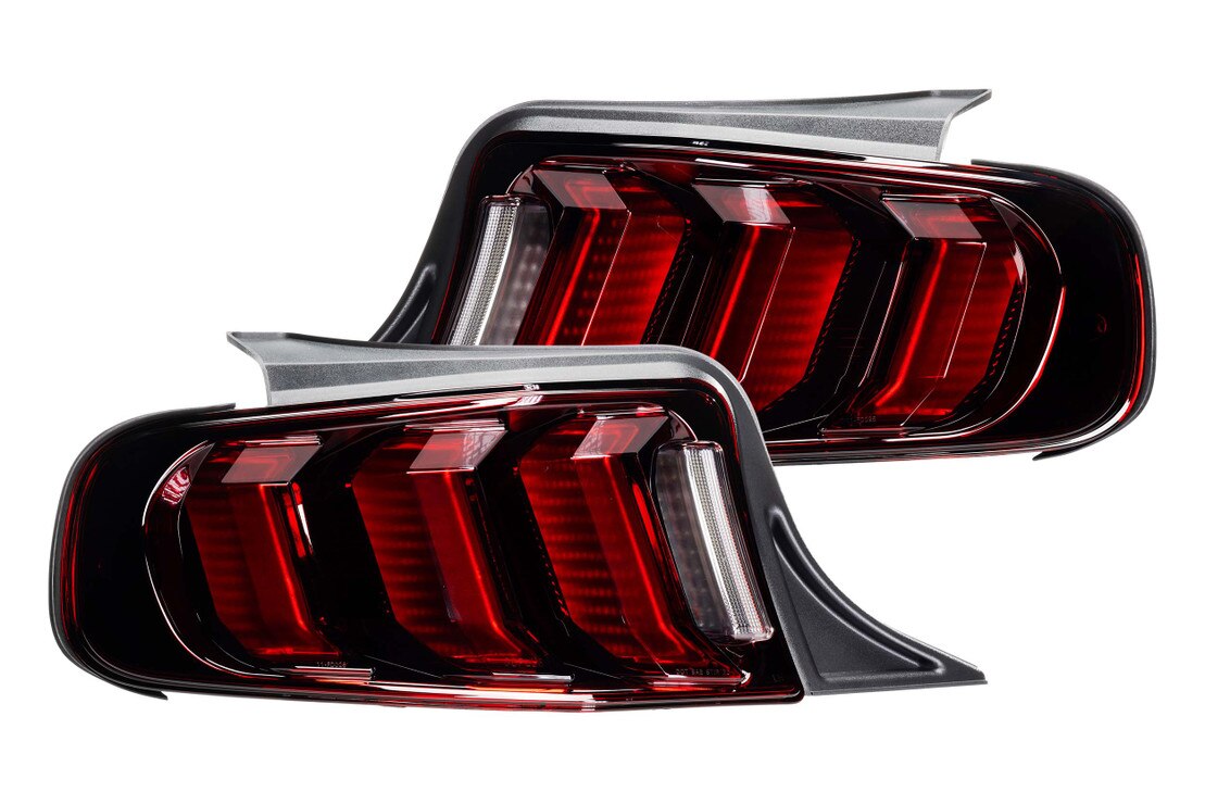 13-14 Ford Mustang Facelift XB LED Tail Lights (Red)