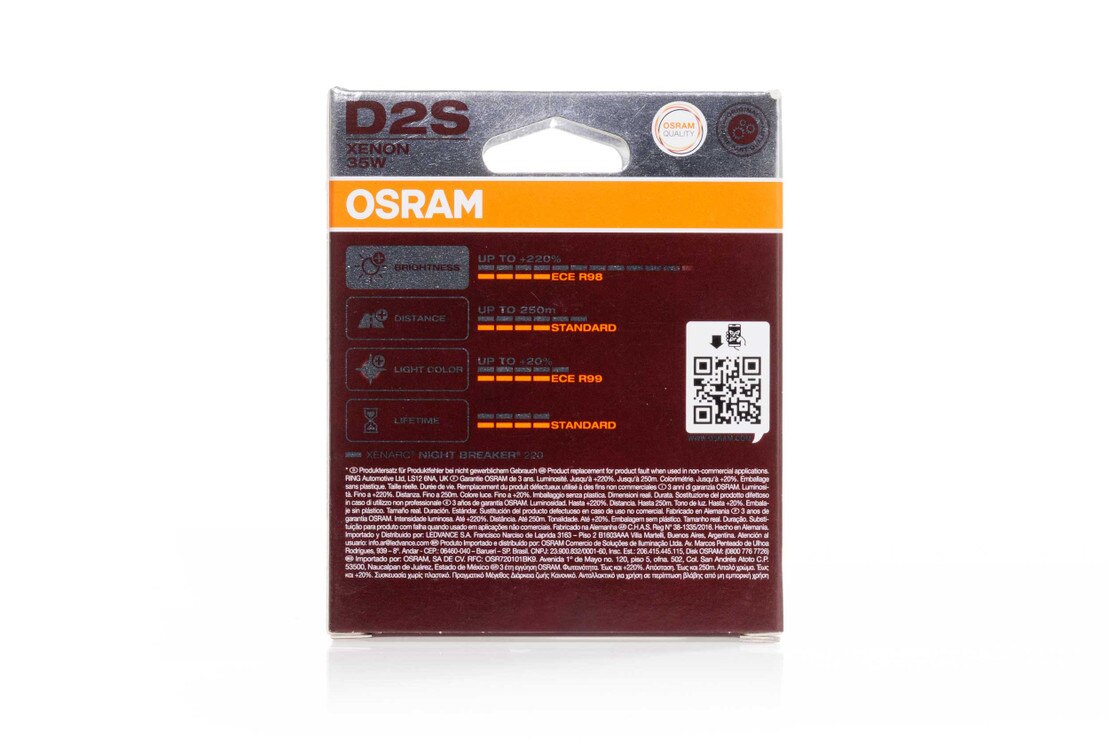 D2S Osram 66240 Xenarc Night Breaker 220