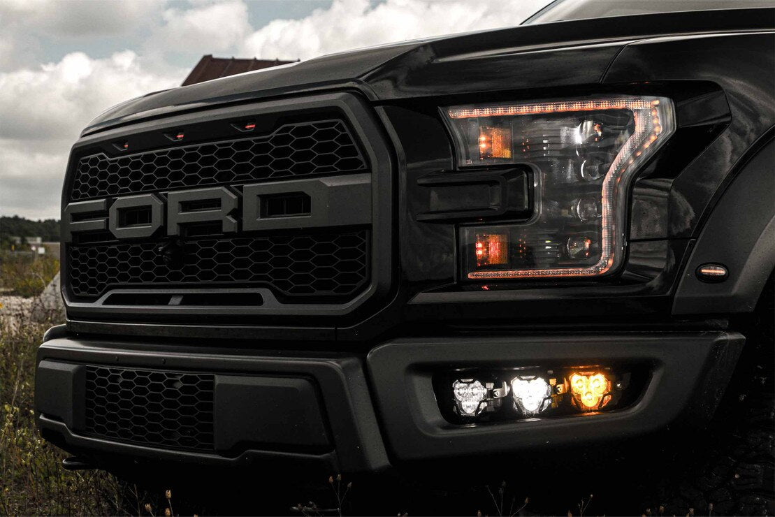 15-17 Ford F-150 XB LED Headlights ( AMBER DRL )