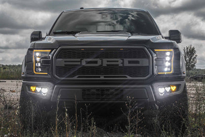 15-17 Ford F-150 XB LED Headlights ( AMBER DRL )