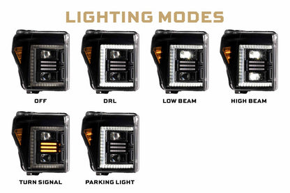 11-16 Ford Super Duty XB Hybrid LED Headlights
