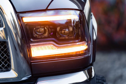 16-18 Dodge Ram 1500 XB LED Headlights ( AMBER DRL )