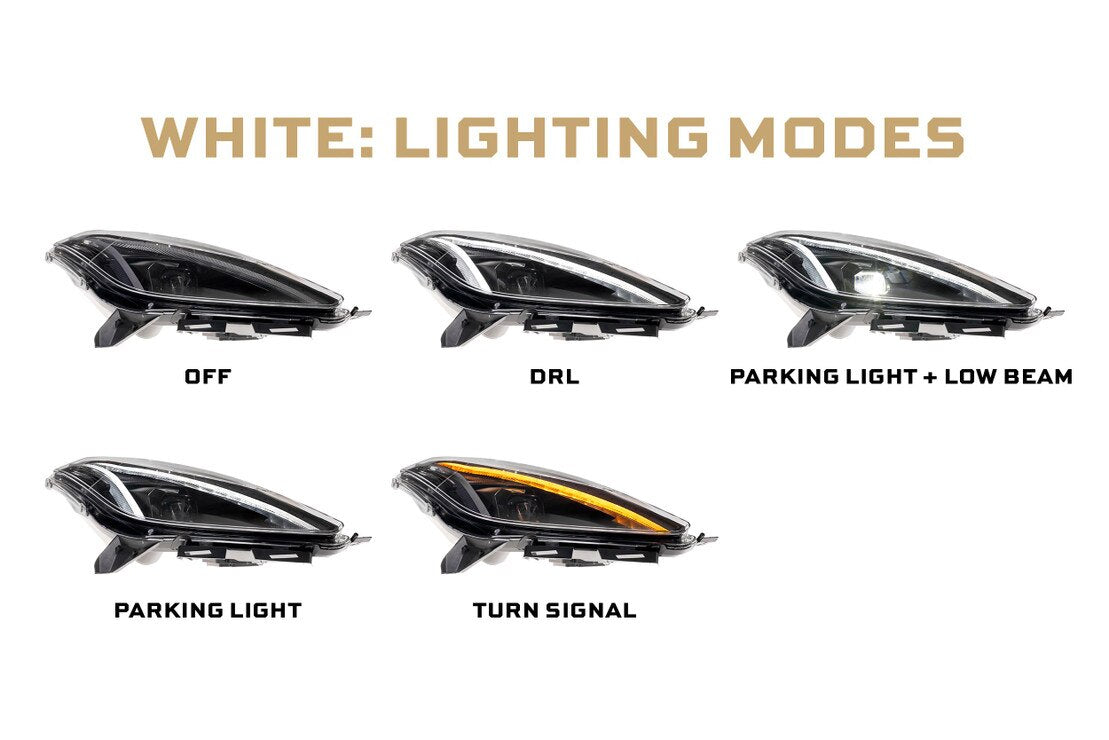 14-19 Chevrolet Corvette C7 XB LED Headlights (Gen II)
