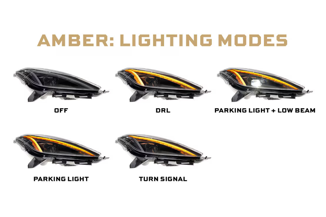 14-19 Chevrolet Corvette C7 XB LED Headlights (Gen II)