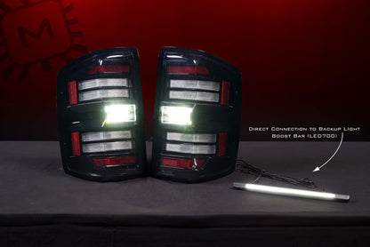 15-19 GMC Sierra 3500HD Dually XB LED Tail Lights (Smoked)