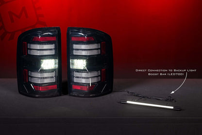 15-19 GMC Sierra 2500HD / 3500HD XB LED Tail Lights (Smoked)