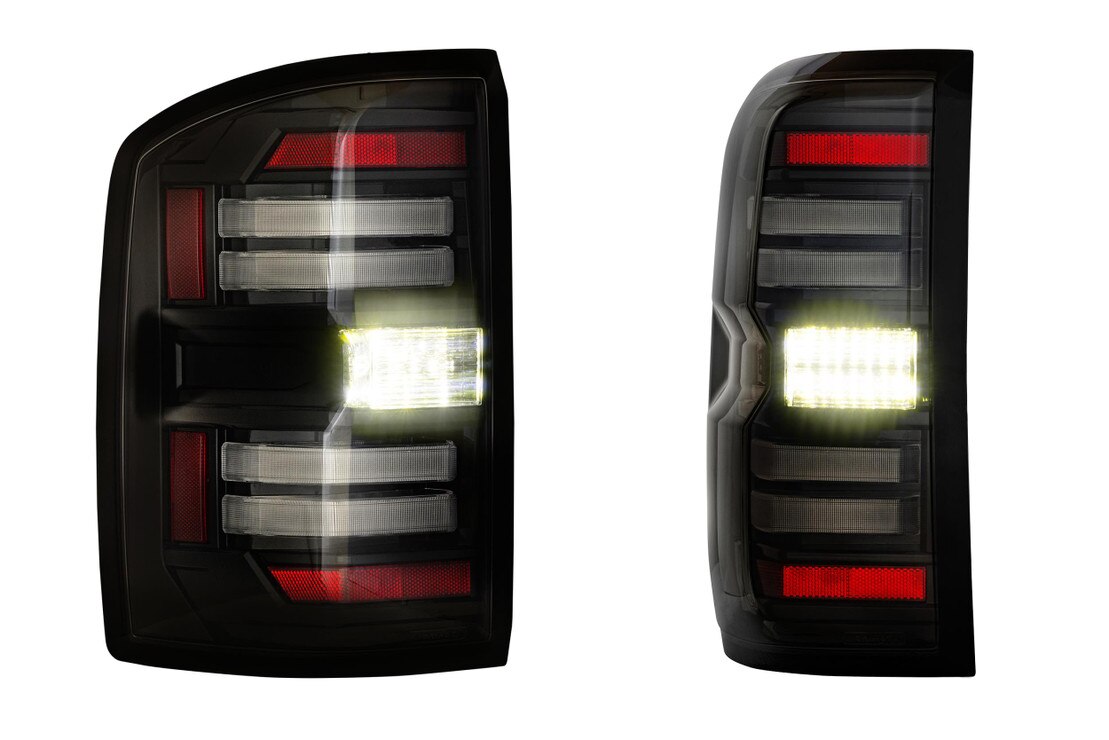 14-18 GMC Sierra 1500 XB LED Tail Lights (Smoked)